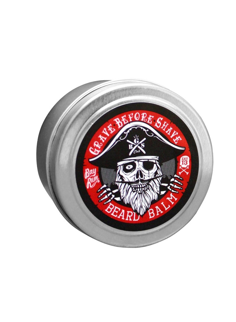 GRAVE BEFORE SHAVE Top Shelf Bourbon & Bay Rum Beard Balm Dual Pack - Image 3