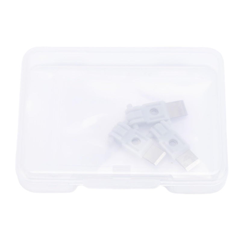 9 Pieces 3D Filament Cutter Replacement Tool Head Scraper ABS Plastic Casing Stainless Steel Black - Image 4