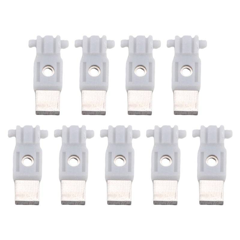 9 Pieces 3D Filament Cutter Replacement Tool Head Scraper ABS Plastic Casing Stainless Steel Black - Image 2