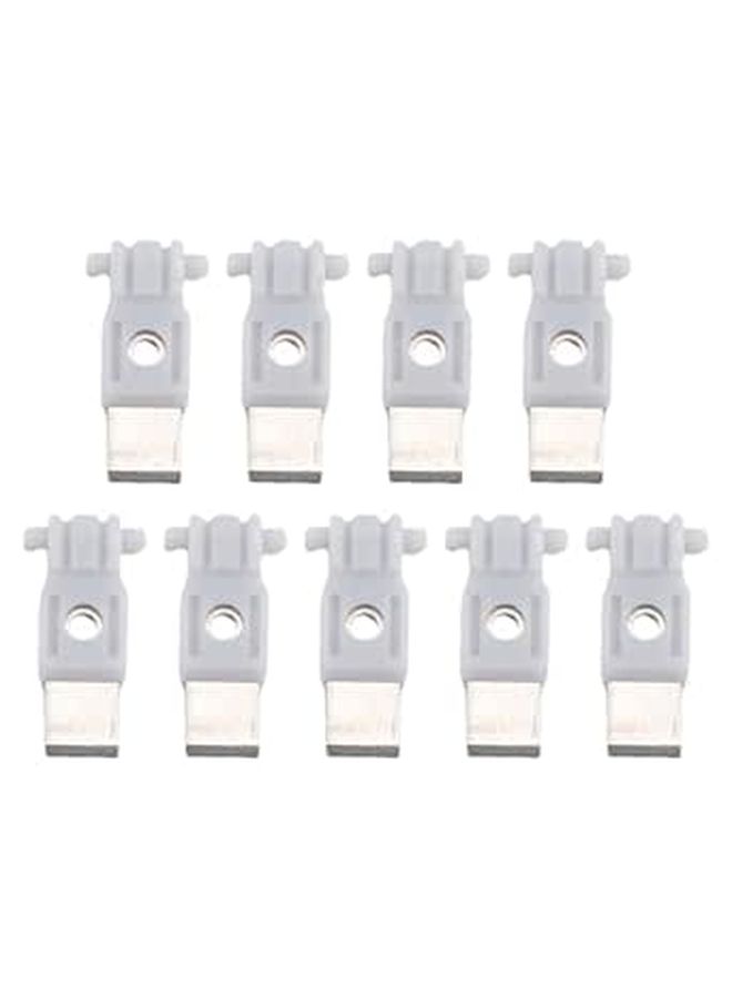 9 Pieces 3D Filament Cutter Replacement Tool Head Scraper ABS Plastic Casing Stainless Steel Black - Image 1
