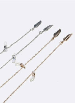 RA accessories Women Eyeglasses  Chains-2 Items  Of Golden, Silver  - Image 3