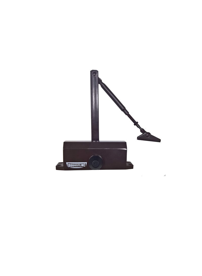 روبستلاين باب هيدروليكي بزنبرك آلي قابل للتعديل من الدرجة 3 من Robustline أقرب للخدمة الشاقة للأبواب السكنية والتجارية أسود 1303-B (بني) - Image 1