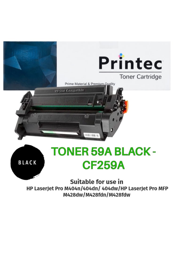 Printec TONER 59A BLACK - CF259A - Image 1