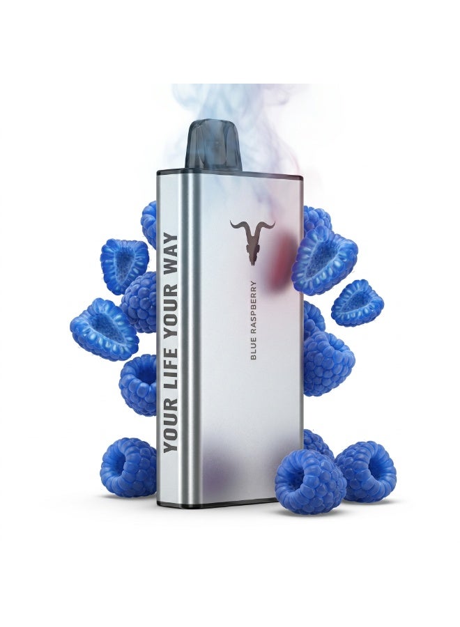 ignite Blue Raspberry 40000 Puffs 5mg Nicotine Rechargeable Disposable Vape - Image 2