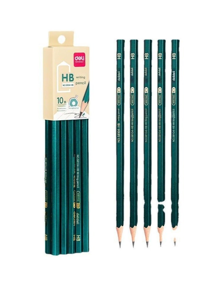 Generic HB Hexagonal Pencil, Student Anti Slip 10 Pieces/Box - Image 1