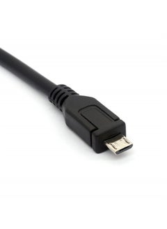 Micro USB Male to 3.5mm Female AUX Audio Cable Cord for Headset Adapter Active Clip Mic Microphone (25cm)