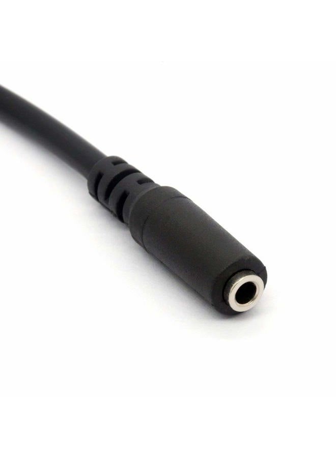 GLHONG كابل صوت AUX من Micro USB ذكر إلى 3.5 مم أنثى لمحول سماعة الرأس ومكبر الصوت Active Clip Mic (25 سم) - Image 3