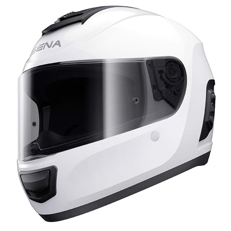 Sena Unisex-Adult Full Face Momentum Lite Full Face Helmet (Glossy White, Large) - Image 3