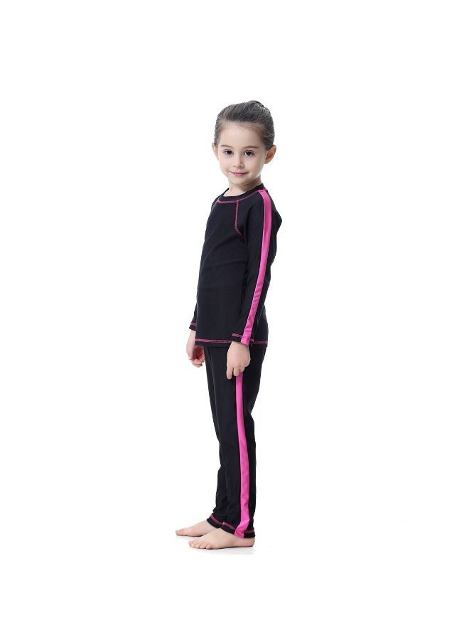 Girls Modest Muslim Burkini Swimwear Kids Full Coverage Conservative Swimming Suit Quick Dry Sun Protection Swimsuit with Swim Cap - Image 4
