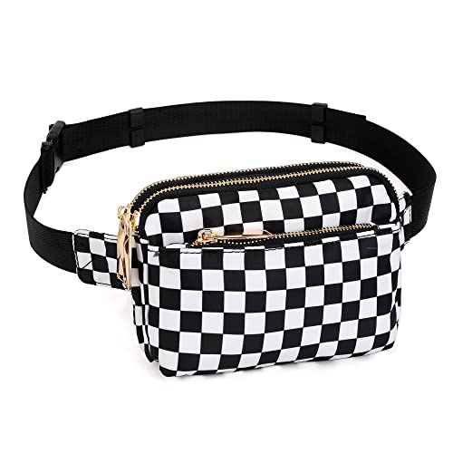 UTO Fanny Pack for Women Crossbody Trendy Fashion Belt Purse Chest Waist Hip Bumbag for Outdoor Shopping Travel Hiking - Image 1