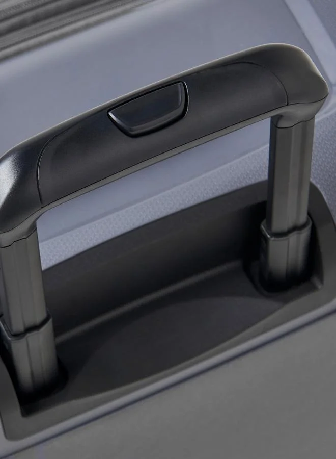 Wave GREY Textured Softcase Luggage Trolley With Retractable Handle - 20 Inches Cabin Bag  | Best Price UAE