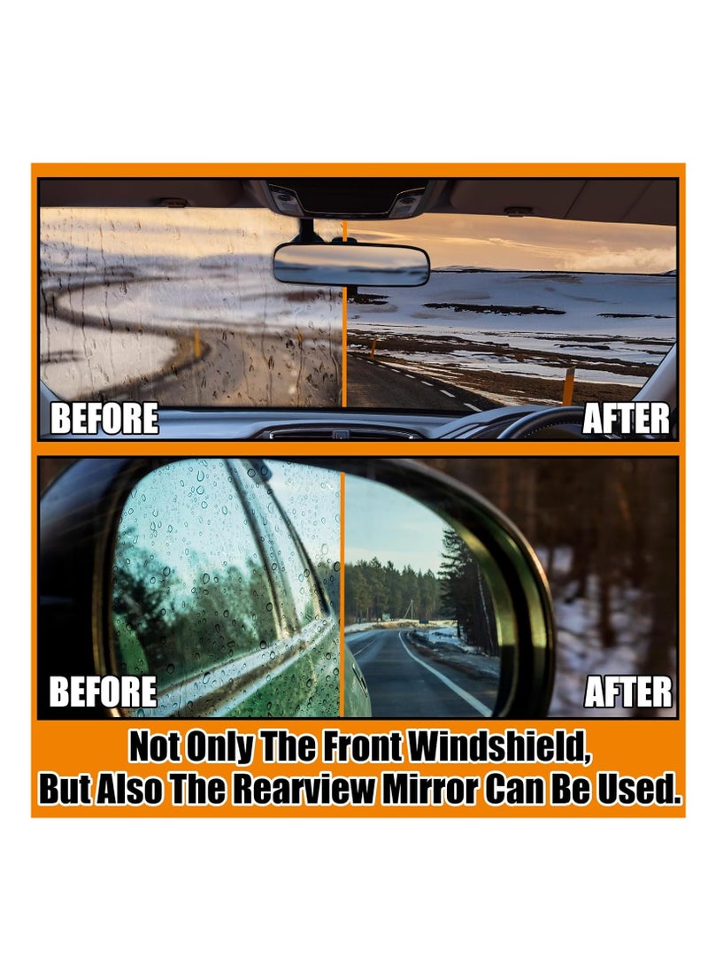 Automotive Oil Film Cleaning Brush Glass Oil Film Remover Brush Multifunctional Cleaning Brush for Car Windshield Rearview Mirror Home Windows and Bathroom Doors - Image 2