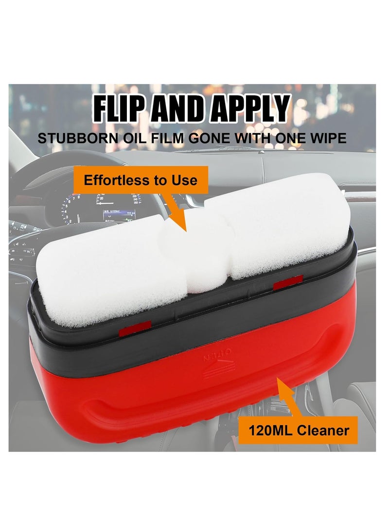 Automotive Oil Film Cleaning Brush Glass Oil Film Remover Brush Multifunctional Cleaning Brush for Car Windshield Rearview Mirror Home Windows and Bathroom Doors - Image 4