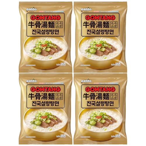 Paldo Korean Ramen Family Pack Gomtang (Pack of 4) - Image 3