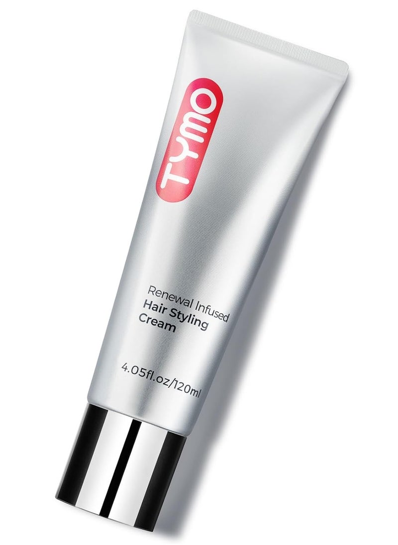 TYMO TYMO Hair Styling Air Dry Cream for Frizz Control, Anti Frizz Repair Treatment - Heat Protectant And Leave In Conditioner for Dry Damaged, Curly & Wavy Hair  - Image 1