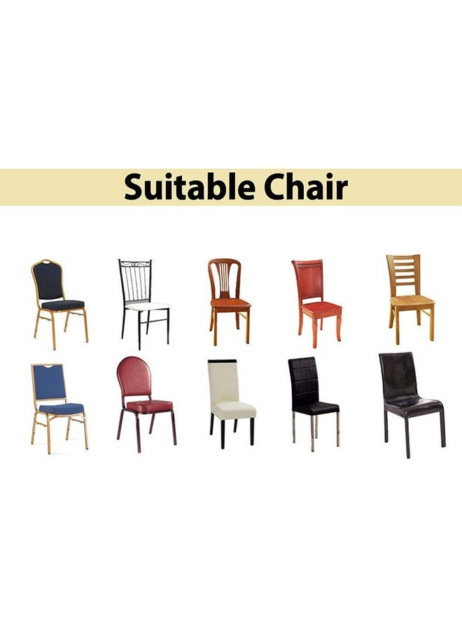 House of Quirk Polyester Elastic Stretch Removable Washable Short Dining Chair Cover Protector Seat Slipcover (4, Grey Pink Flower) - Image 5