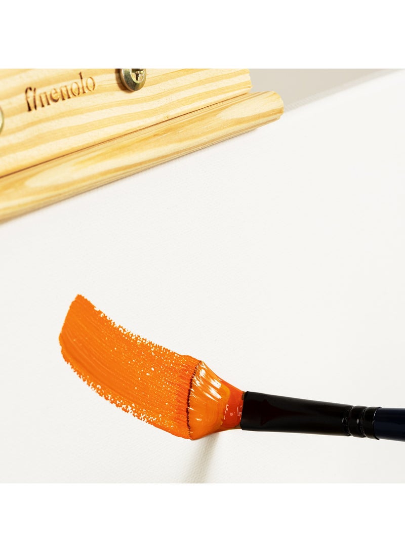 ديلي لوحة كانفاس فايننولو EC280-2 مقاس 20×20 سم (7.9×7.9 بوصة) – قماش قطني 100% بوزن 280 جم/م² مشدود مسبقًا، مخصص للرسم بالأكريليك والزيت والألوان المائية – لوحة فنية مناسبة للمبتدئين والمحترفين، باللون الأبيض - Image 3