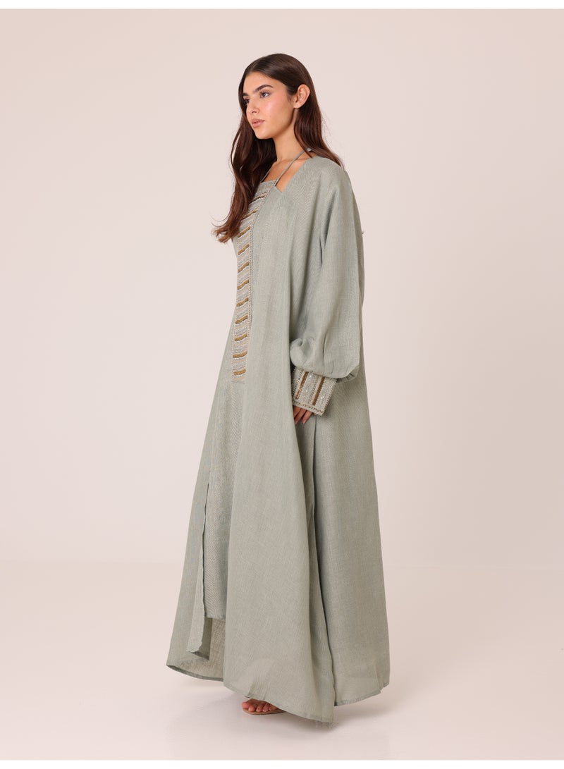 IKKXA 2 Piece Outfit Luxury Sequins Stripes Details - Image 3