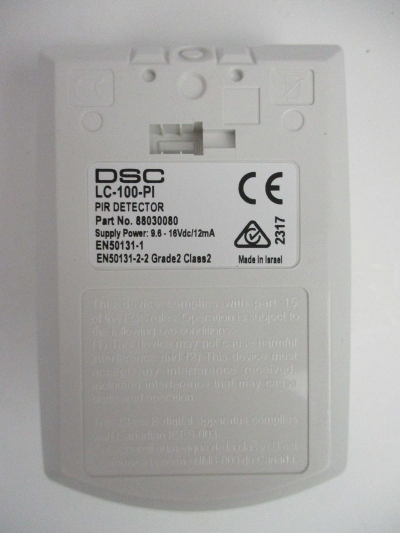 TYCO SAFETY PRODUCTS DSC LC100PI DIGITAL PIR DETECTOR WITH PET IMMUNITY, - Image 3