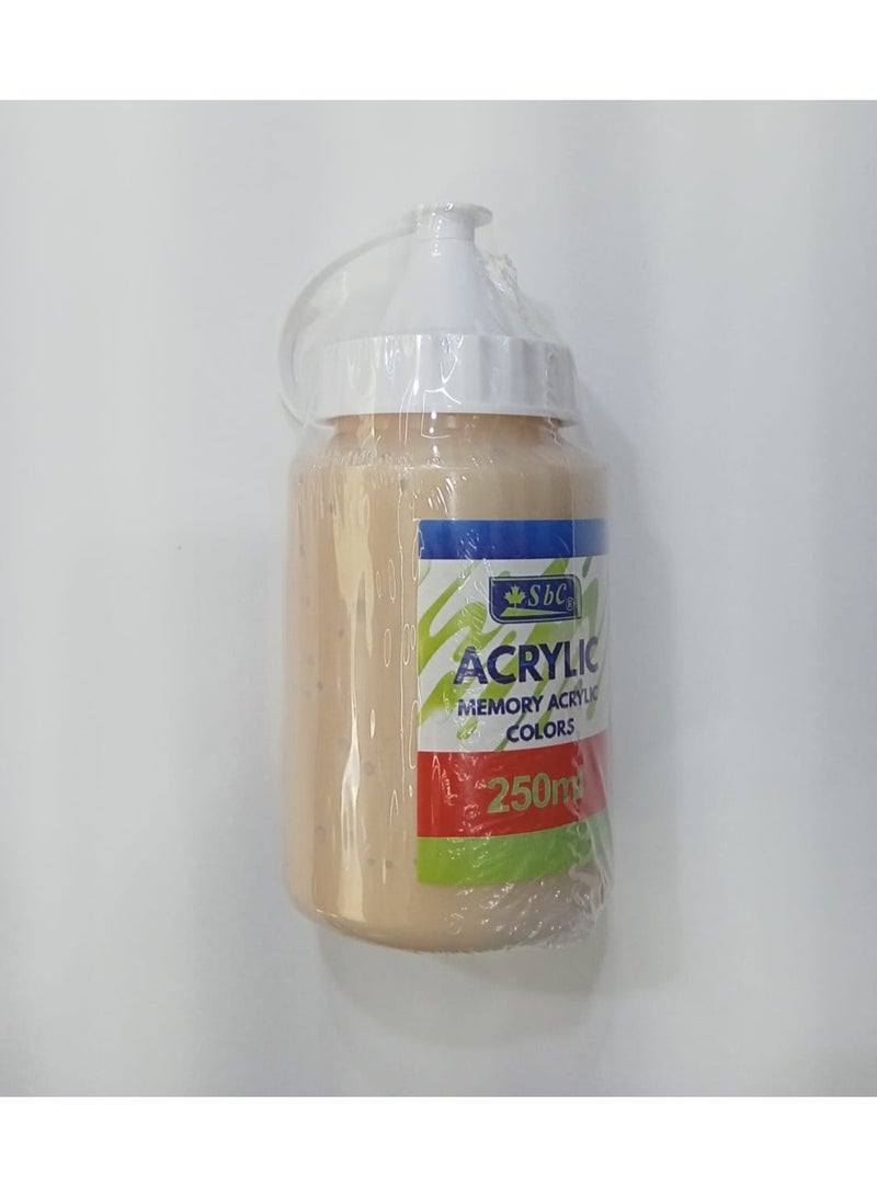 اس بي سي لون أكريليك SBC ذهبي 250 مل - Image 1