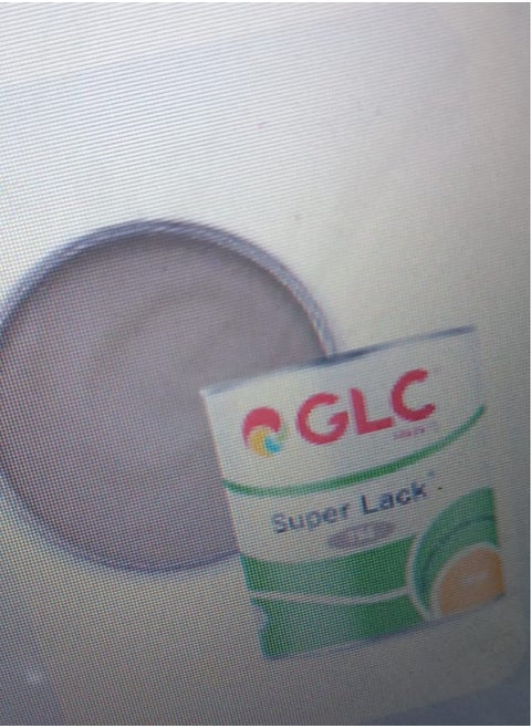لاكية فضي للاخشاب من شركة glc وزن 1 كيلو