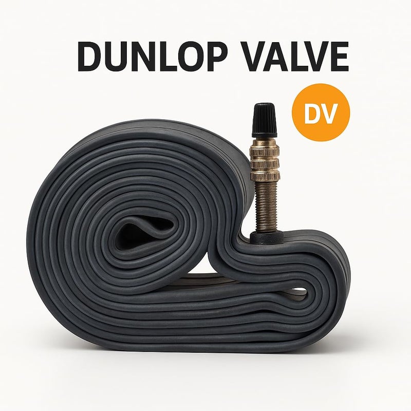 RALSON 28 Inch Bicycle Inner Tube 28x1-1/2 (40-635), 35mm DV Dunlop Valve – Heavy Duty Butyl Rubber Bike Tire Tube, Compatible with Road, Touring, Hybrid, City, Cruiser & Vintage Cycles - Image 4