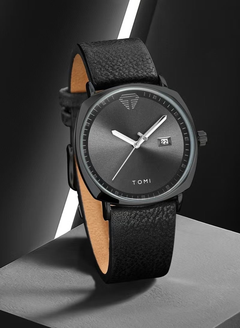 TOMI Unisex Fashion Quartz Watch - Trendy Minimalist Design for Men & Women | Casual Creative Timepiece - Image 2