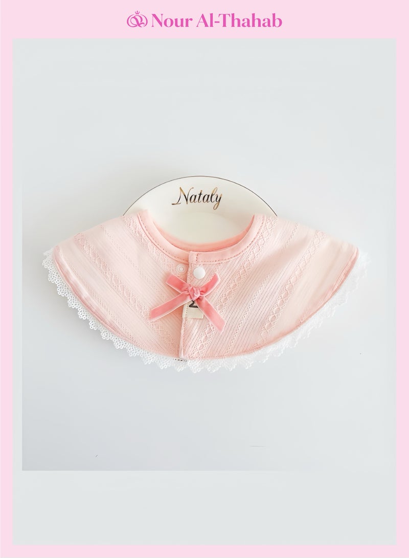 Nour Al-Thahab Spring Autumn New Baby Girl Pink Princess 8-piece Set Gift Box - Premium Gift Idea, Cotton Baby Clothes Accessories Set, 100% pure cotton| Exclusive Brand Gift Package from Nour Al-Thahab - Baby's First Moon Celebration Gift - Image 5