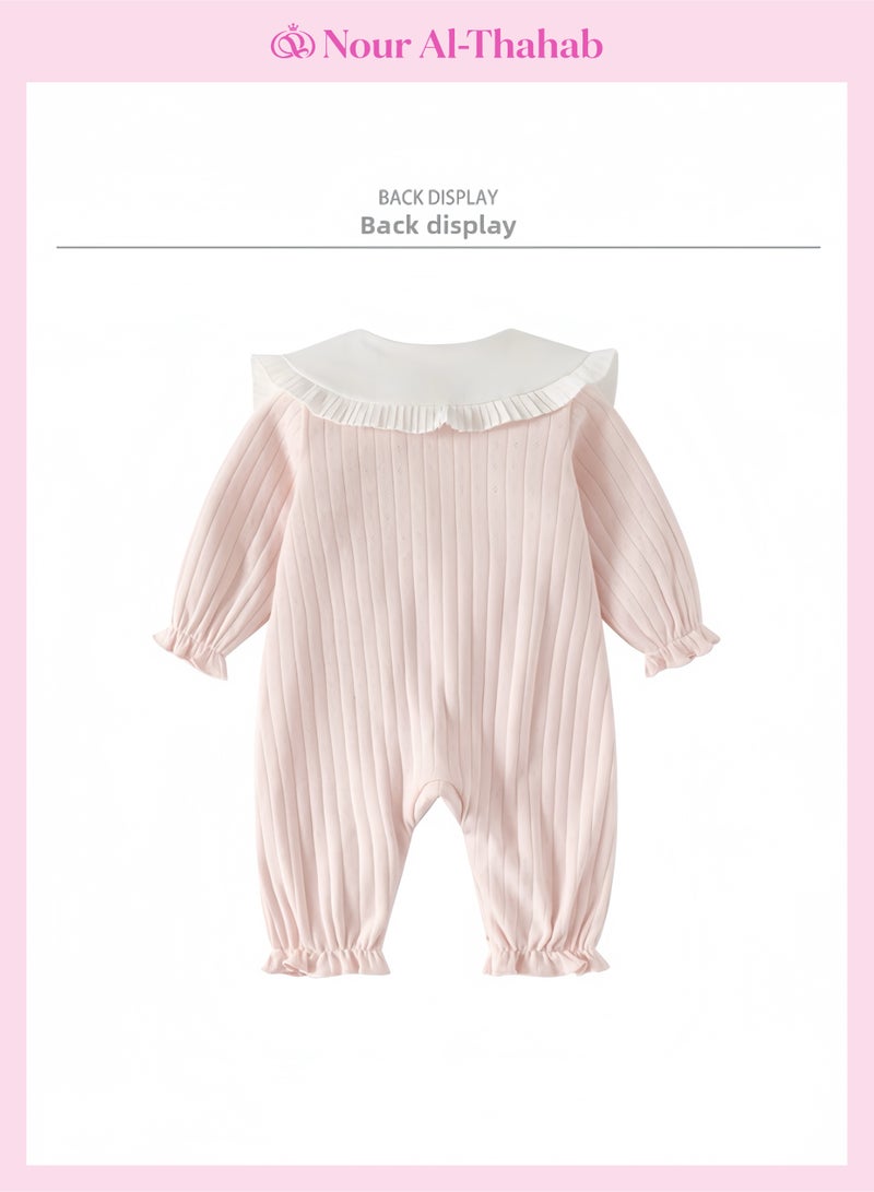 Nour Al-Thahab Spring Autumn New Baby Girl Pink Princess 8-piece Set Gift Box - Premium Gift Idea, Cotton Baby Clothes Accessories Set, 100% pure cotton| Exclusive Brand Gift Package from Nour Al-Thahab - Baby's First Moon Celebration Gift - Image 2