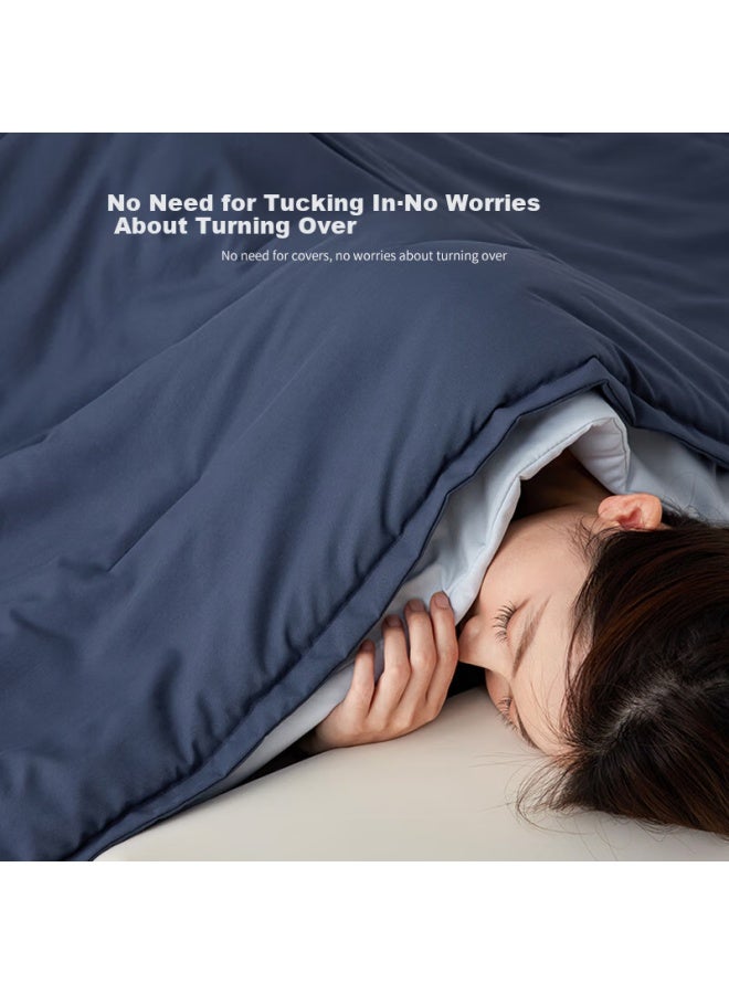 La Torretta Deep Sleep Temperature Control Quilt, Machine Washable Double-layer Parent-child Comforter Without Duvet Cover, 200*230cm - Image 3