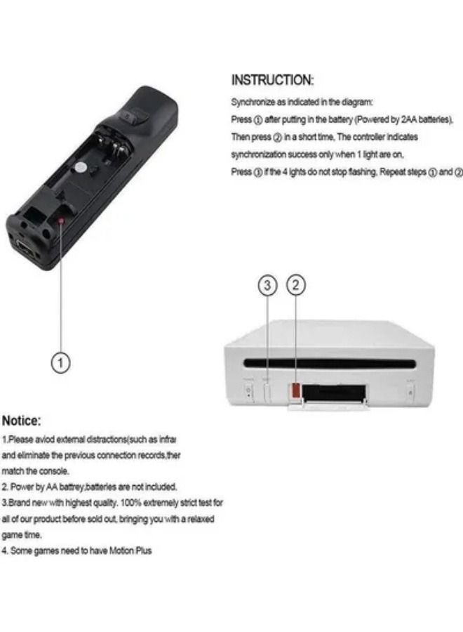 Wireless Remote Gamepad Controller For Wii Nunchuck - Image 2