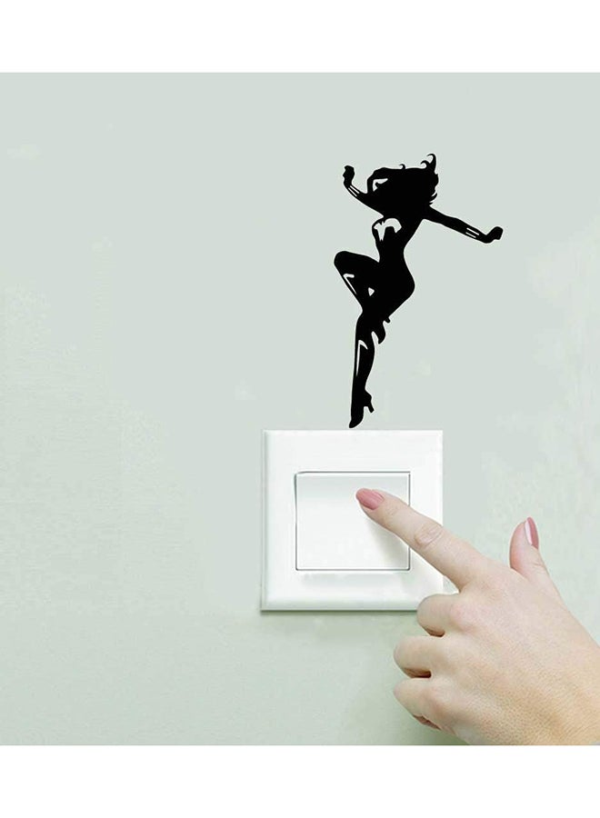 Spoil Your Wall Wonder Woman Switch Sticker  Home Decor  Waterproof Wall Stickers