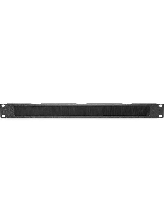Terabyte 1U Disassembled Rack Mount Cable Management Panel with Brush for Cable Entry for 19-Inch Rack or Cabinet for Network Server Rack Cabinet Enclosure - High Density Filler - Image 2
