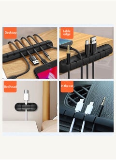 Ssovi (5 Slots) Wire Organizer, Cable Holder Clip, Cable Management USB Cable Power Cord Clip for Car, Home and Office  - Image 3