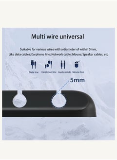 Ssovi (5 Slots) Wire Organizer, Cable Holder Clip, Cable Management USB Cable Power Cord Clip for Car, Home and Office  - Image 5