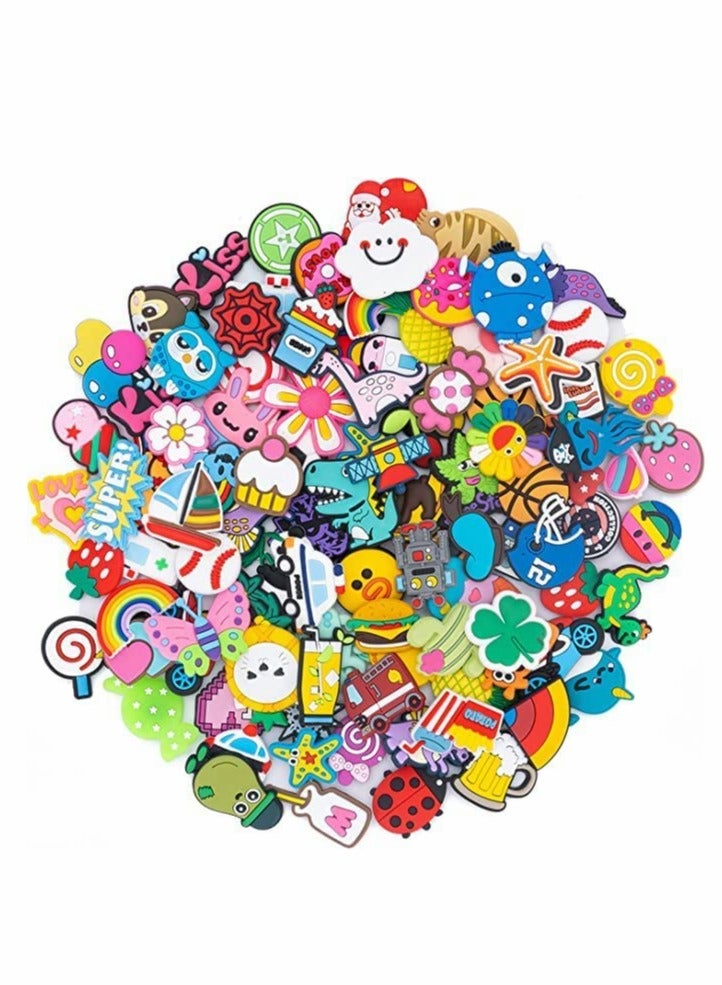 KASTWAVE زينة أحذية 50 قطع رسم كاريكاتوري عشوائي تميمة PVC كروكس - Image 1