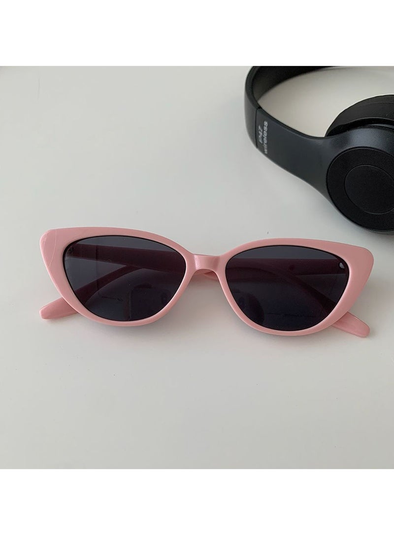 General Niche high-end retro all-match cat-eye sunglasses for women sun protection face small frame sunglasses UV400 protective sunglasses  - Image 2