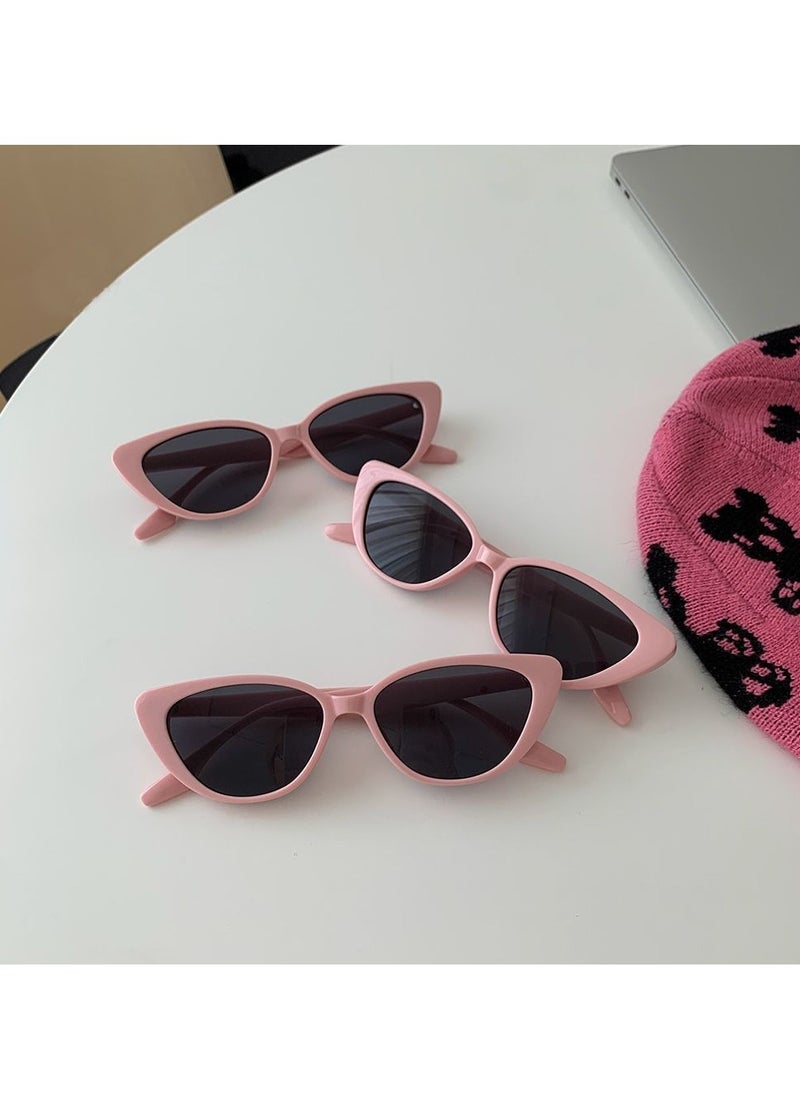General Niche high-end retro all-match cat-eye sunglasses for women sun protection face small frame sunglasses UV400 protective sunglasses  - Image 3