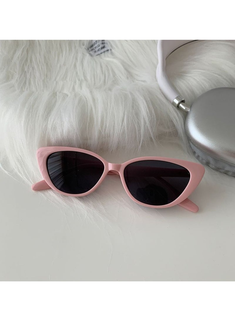 General Niche high-end retro all-match cat-eye sunglasses for women sun protection face small frame sunglasses UV400 protective sunglasses  - Image 4