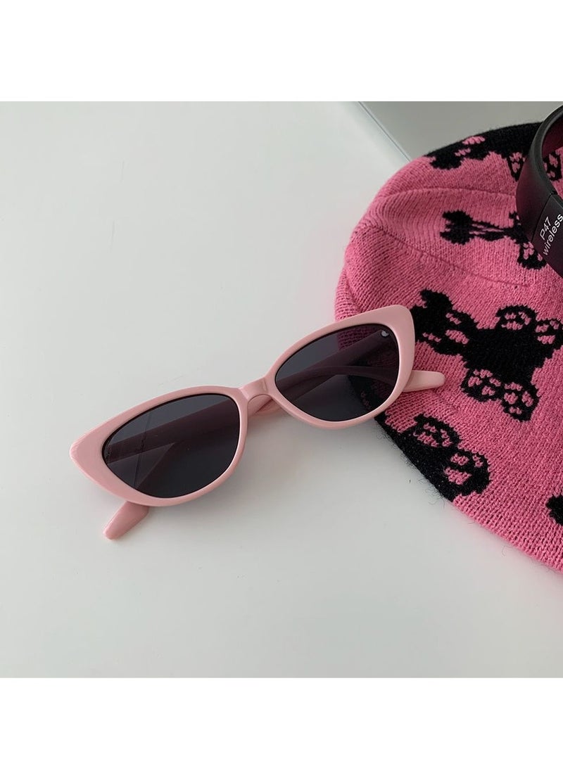 General Niche high-end retro all-match cat-eye sunglasses for women sun protection face small frame sunglasses UV400 protective sunglasses  - Image 5