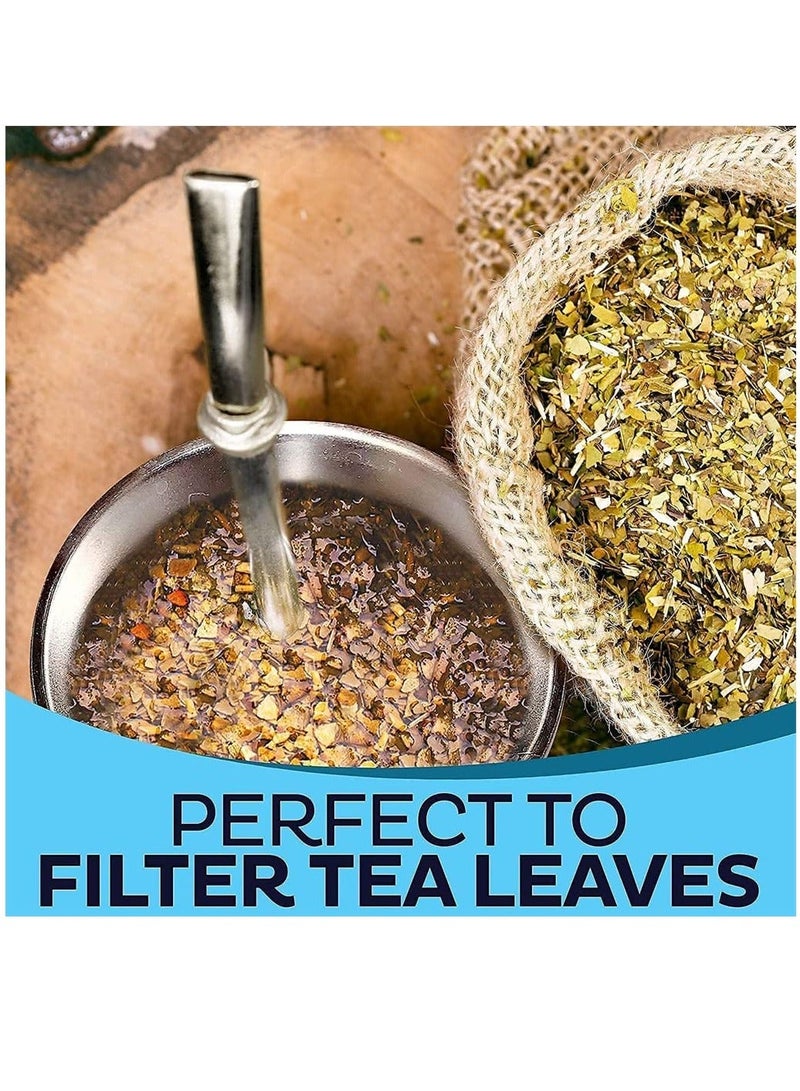 شو وو Yerba Mate Tea Cup And Bombilla Straw Set 12oz double-wall Stainless Coffee Water Natural Gourd Kit For Loose Leaf Drinking Easy to Clean - Image 3