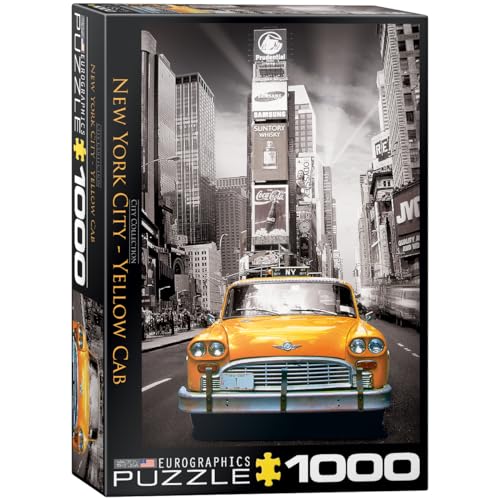EuroGraphics New York City Yellow Cab Puzzle 1000Piece 60000657 - Image 1