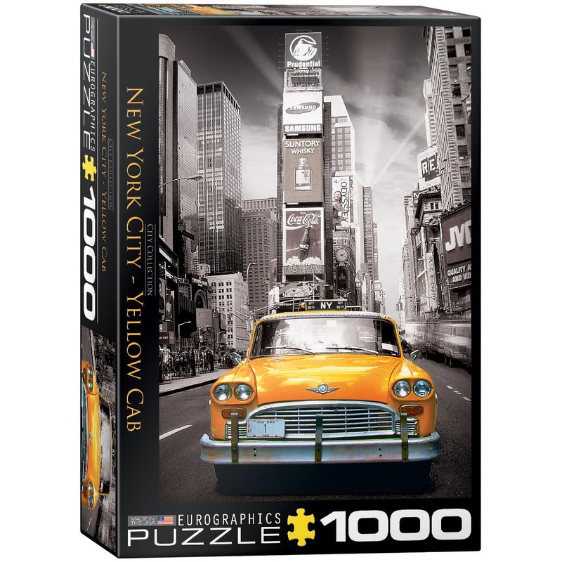 EuroGraphics New York City Yellow Cab Puzzle 1000Piece 60000657 - Image 4