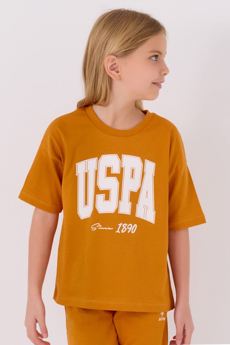 U.S. Polo Assn. Girls' Brick Bermuda Set  - Image 2