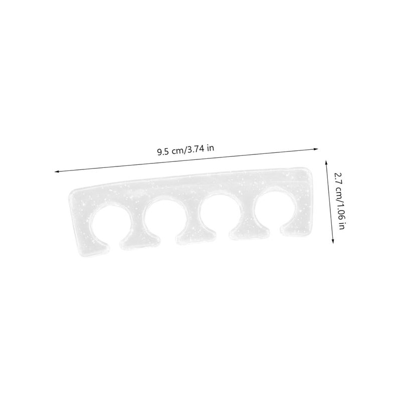 Water rust proof 2pcs Nail Art Toe Separators Pedicure Tools Toe Corrector for Women Easy to Use Dust proof - Image 2