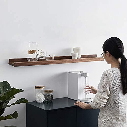 Vm decor Wall Shelf Modern Wood Floating Wall Shelf Decor Floating Shelves Wall Mounted Set of 4 for Bedroom Living Room Color Brown Size 100X14X5CM - Image 3