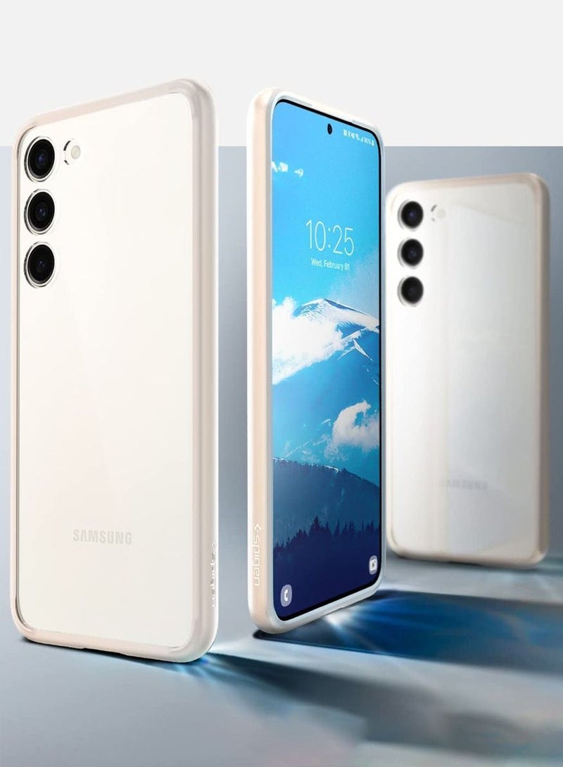 Spigen Ultra Hybrid for Samsung Galaxy S23 Case Cover - Sand Beige - Image 3