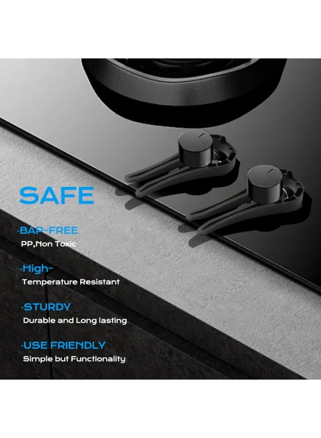 Stove Knob Safety Covers for Child, Gas Stove Knob Locks (5 Pack) - Image 4