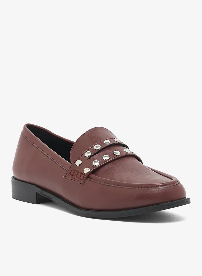 RAID Studded Flat Loafers