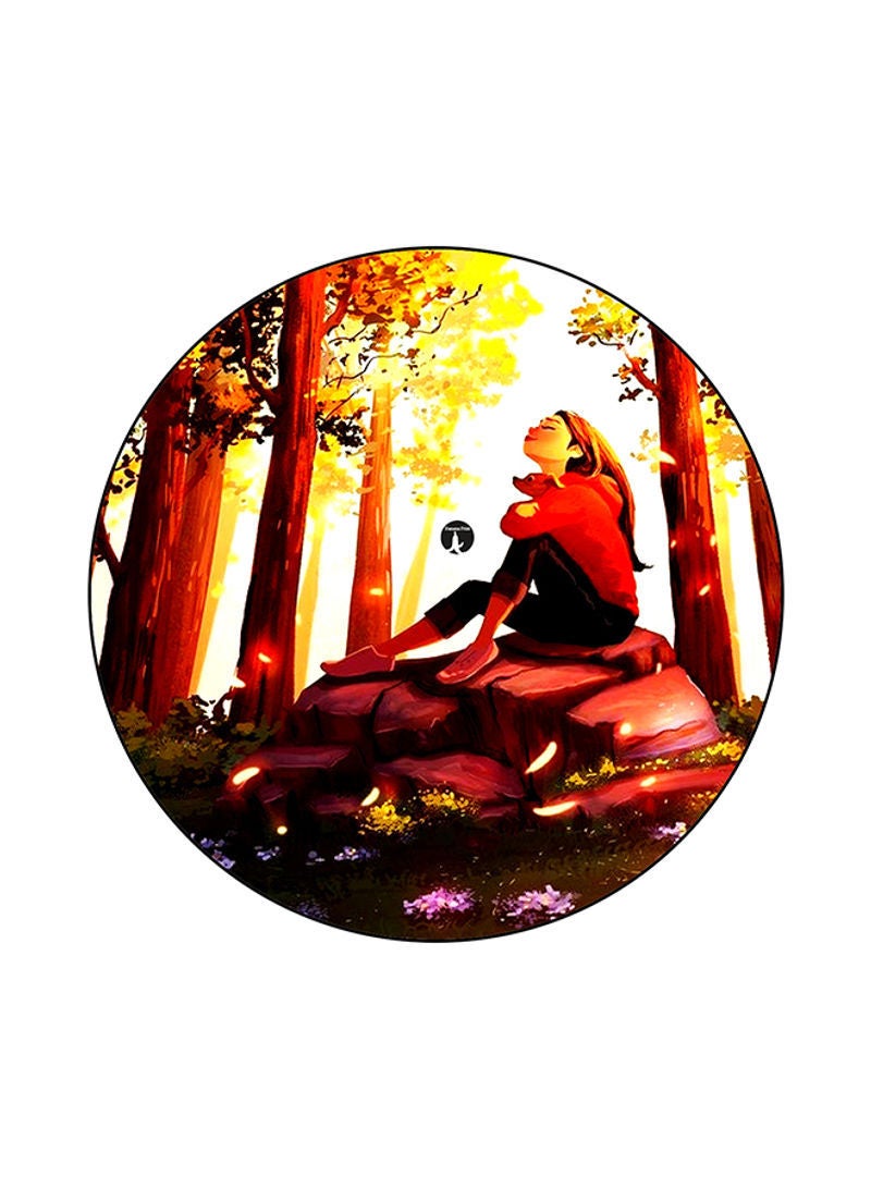 RKN Girl Printed Mouse Pad multicolour